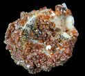 Pink Bladed Barite With Vanadinite Crystals #56264-1
